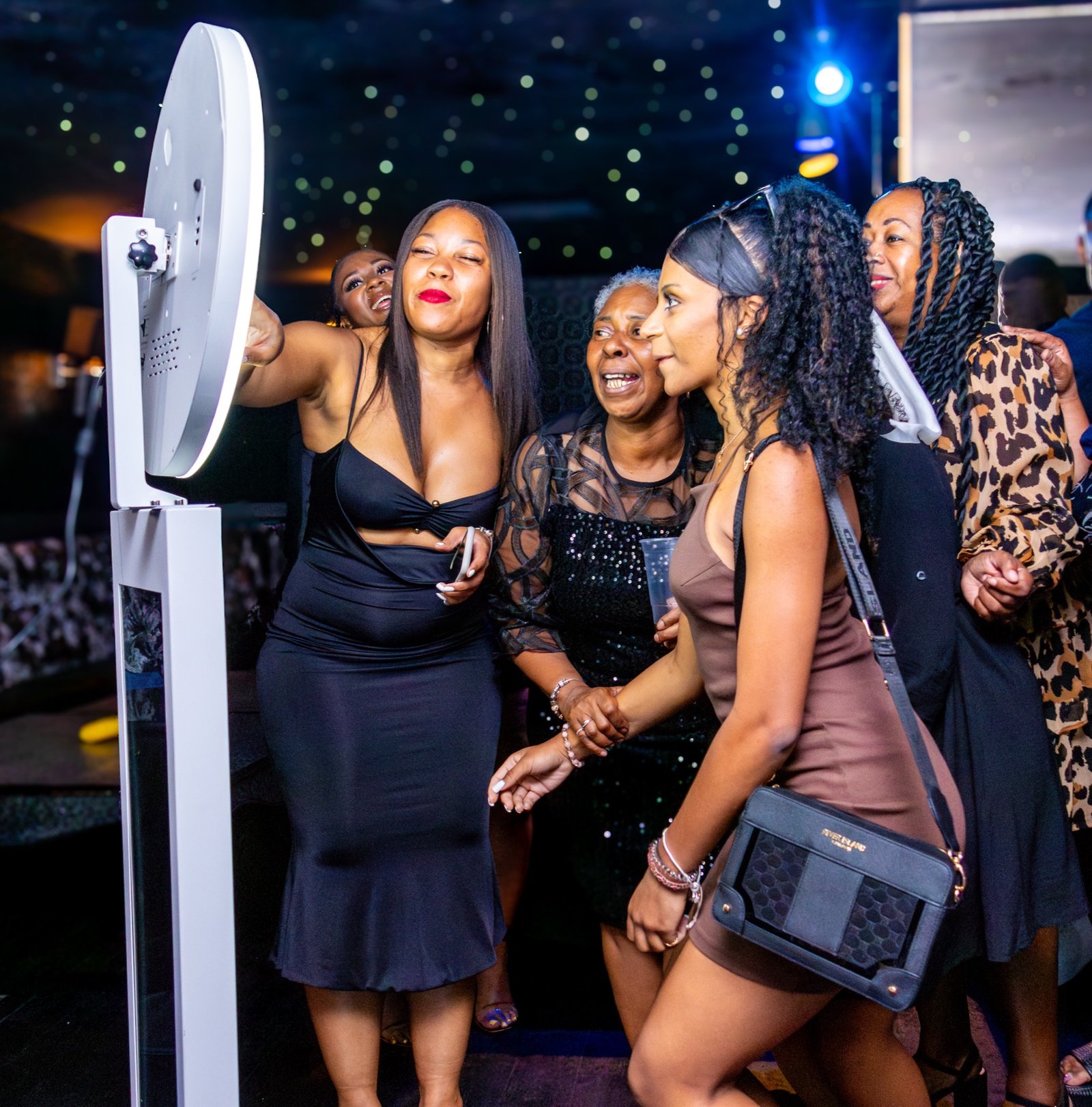 All Stars photo booth at a wedding reception